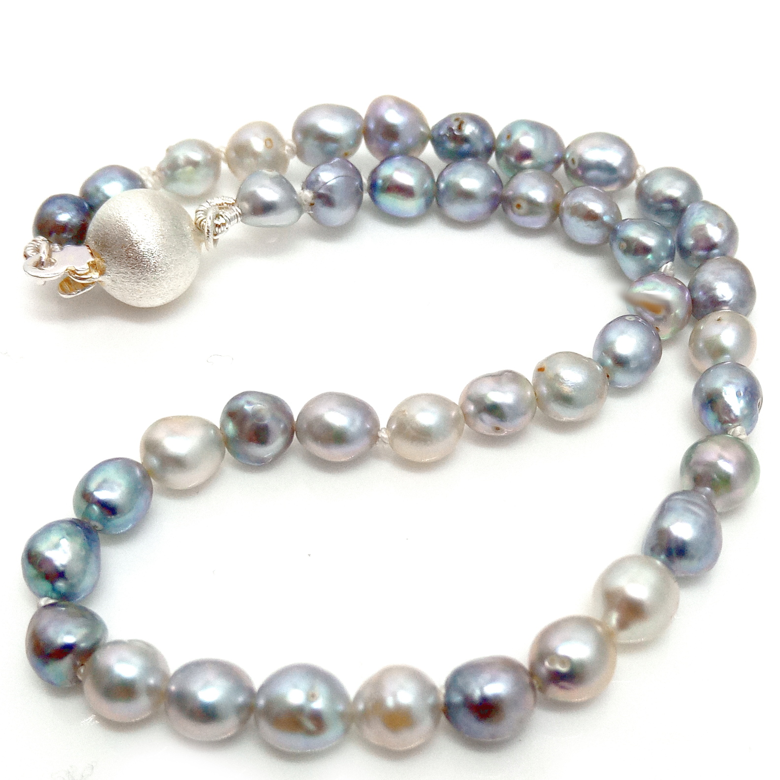 Multicoloured 4.5-5mm Akoya Pearl Bracelet